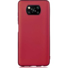 Case 4U Xiaomi Poco X3 / Poco X3 Pro Kılıf Klasik Mat Renkli Yumuşak Premier Silikon Koyu Mor