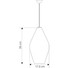 Biaydınlatma Cam Sarkıt Avize - Ms 325