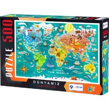 Adam Games Dünyamız 500 Parça Puzzle