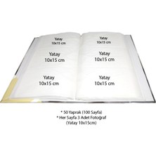 GünTech 10X15 300 Lük Ülkeler Motifli Fotoğraf Albümü Eyfel Kulesi
