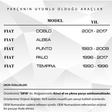 Alpha Auto Part Fıat Doblo, Albea, Punto, Palio, Tempra Için Pedal Lastiği