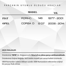 Alpha Auto Part Fiat Fiorino - Opel Corsa D Için Pedal Lastiği