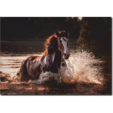 La Vita E Bella At Manzaralı Kanvas Tablo AT-1001