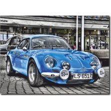 La Vita E Bella Mavi Nostalji Araba Temalı Kanvas Tablo CC-1005