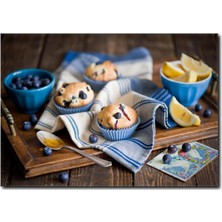 La Vita E Bella Üzümlü Kek Temalı Kanvas Tablo CP-1009