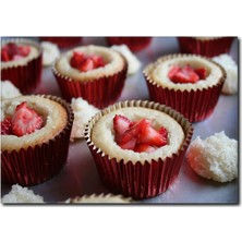 La Vita E Bella Meyveli Tartlar Temalı Kanvas Tablo CP-1061