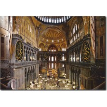 La Vita E Bella Ayasofya Cami İç Görünüm Kanvas Tablo DN-1011