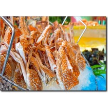 La Vita E Bella Yengeç Görselli Kanvas Tablo DZ-1011