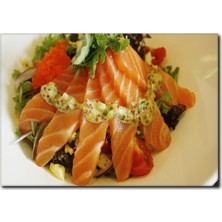 La Vita E Bella Somon Balığı Temalı Kanvas Tablo DZ-1023