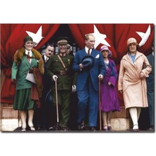 La Vita E Bella Atatürk Renkli Kanvas Tablo KA-1008