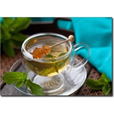 La Vita E Bella Bitki Çayı Temalı Kanvas Tablo KH-1001