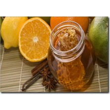 La Vita E Bella Ballı Limon Temalı Kanvas Tablo KH-1039