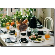 La Vita E Bella Kahvaltı Sofrası Temalı Kanvas Tablo KH-1043