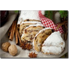 La Vita E Bella Üzümlü Cevizli Ekmek Kanvas Tablo KH-1049