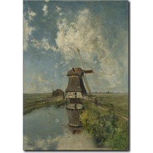 La Vita E Bella Yel Değirmeni Yağlıboya Kanvas Tablo MN-1032