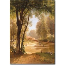 La Vita E Bella Sonbahar Yağlıboya Tablo MN-1046