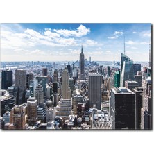 La Vita E Bella Yüksek Gökdelenler Kanvas Tablo MN-1072