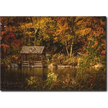 La Vita E Bella Sonbahar Manzarası Kanvas Tablo MN-1074