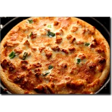 La Vita E Bella Etli Pizza Temalı Kanvas Tablo PH-1011