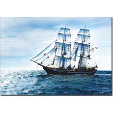 La Vita E Bella Yelkenli Temalı Kanvas Tablo RT-1068