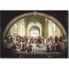 La Vita E Bella The School of Athens Kanvas Tablo RT-1097