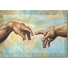 La Vita E Bella Adem'in Yaratılışı Kanvas Tablo RT-1098