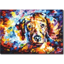 La Vita E Bella Köpek Tasvir Kanvas Tablo RT-1099