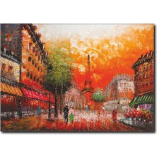 La Vita E Bella Paris Temalı Yağlıboya Kanvas Tablo RT-1115