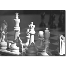 La Vita E Bella Satranç Temalı Kanvas Tablo SB-1008