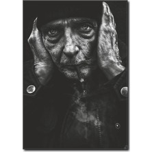 La Vita E Bella Yaşlı Adam Temalı Kanvas Tablo SB-1032