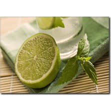 La Vita E Bella Nane Limon Uyumu Temalı Kanvas Tablo SM-1036