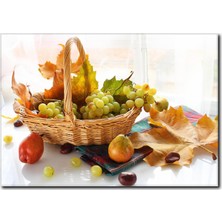 La Vita E Bella Sebzelerin Dünyası Temalı Kanvas Tablo SM-1043