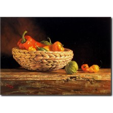 La Vita E Bella Çilek Demeti Duvar Tablosu SM-1059