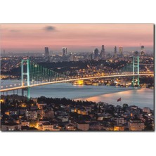 La Vita E Bella Işıklı Boğaz Köprüsü Kanvas Tablo ST-1008