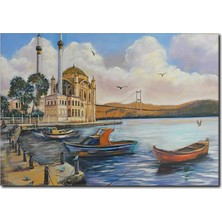 La Vita E Bella Yağlı Boya Ortaköy Manzaralı Tablo ST-1011