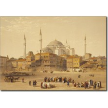 La Vita E Bella Eski İstanbul Temalı Yağlı Boya Tablo ST-1020