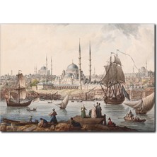 La Vita E Bella Osmanlı Dönemi İstanbul Kanvas Tablo ST-1022