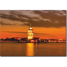 La Vita E Bella Dekoratif Kız Kulesi Tablo ST-1024