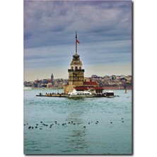 La Vita E Bella Kızkulesi Manzaralı Kanvas Tablo ST-1030