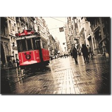 La Vita E Bella İstiklal Caddesi ve Nostaljik Tramvay Kanvas Tablo ST-1031