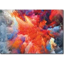 La Vita E Bella Çok Renkli Soyut Kanvas Tablo SY-1022