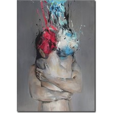 La Vita E Bella Kadın Ve Erkek Soyut Kanvas Tablo SY-1030