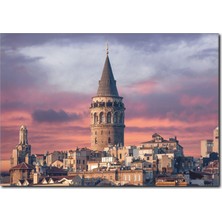 La Vita E Bella Galata Kulesi Kanvas Tablo TY-1002