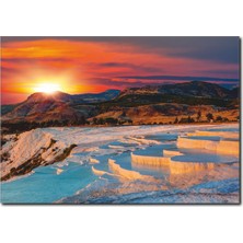 La Vita E Bella Pamukkale Manzaralı Kanvas Tablo TY-1014