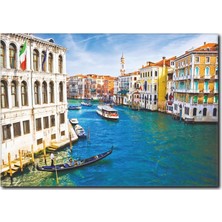 La Vita E Bella Venedik Keyfi Temalı Kanvas Tablo TY-1028