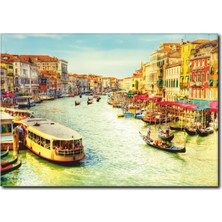 La Vita E Bella Venedik Sandal Keyfi Temalı Kanvas Tablo TY-1030