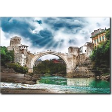 La Vita E Bella Mostar Köprüsü Temalı Kanvas Tablo TY-1031
