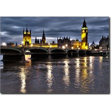 La Vita E Bella Londra Köprüsü Temalı Kanvas Tablo TY-1033