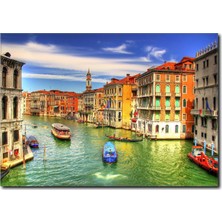 La Vita E Bella Venedik Sandal Keyfi Temalı Kanvas Tablo TY-1036