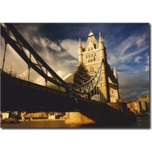La Vita E Bella Londra Köprüsü ve Şehir Manzarası Kanvas Tablo TY-1042